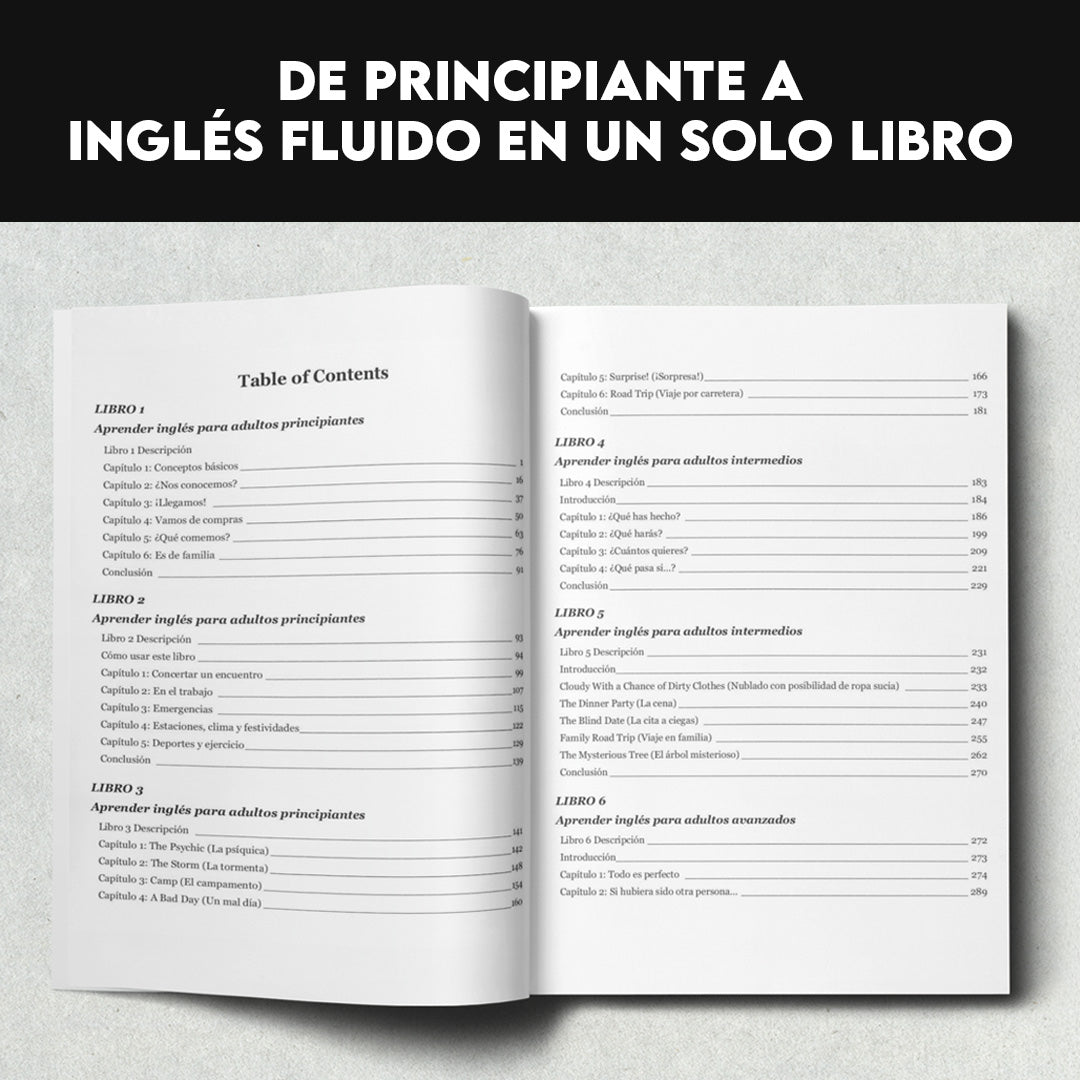 Domina el inglés: 7 libros en 1