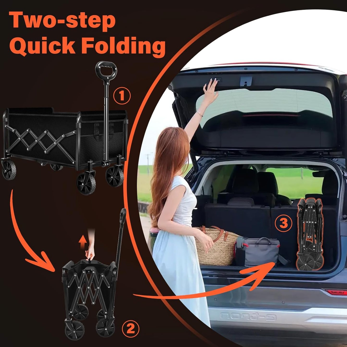 IronTrek Rapid Fold Wagon